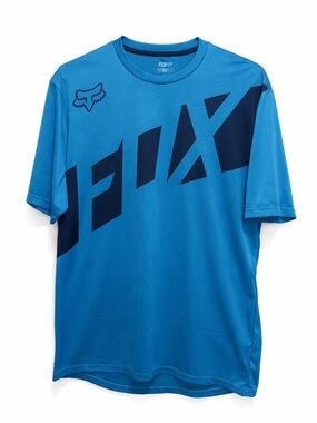 Fox Racing Ranger Jersey Blue Short Sleeve MTB Performance Shirt XL